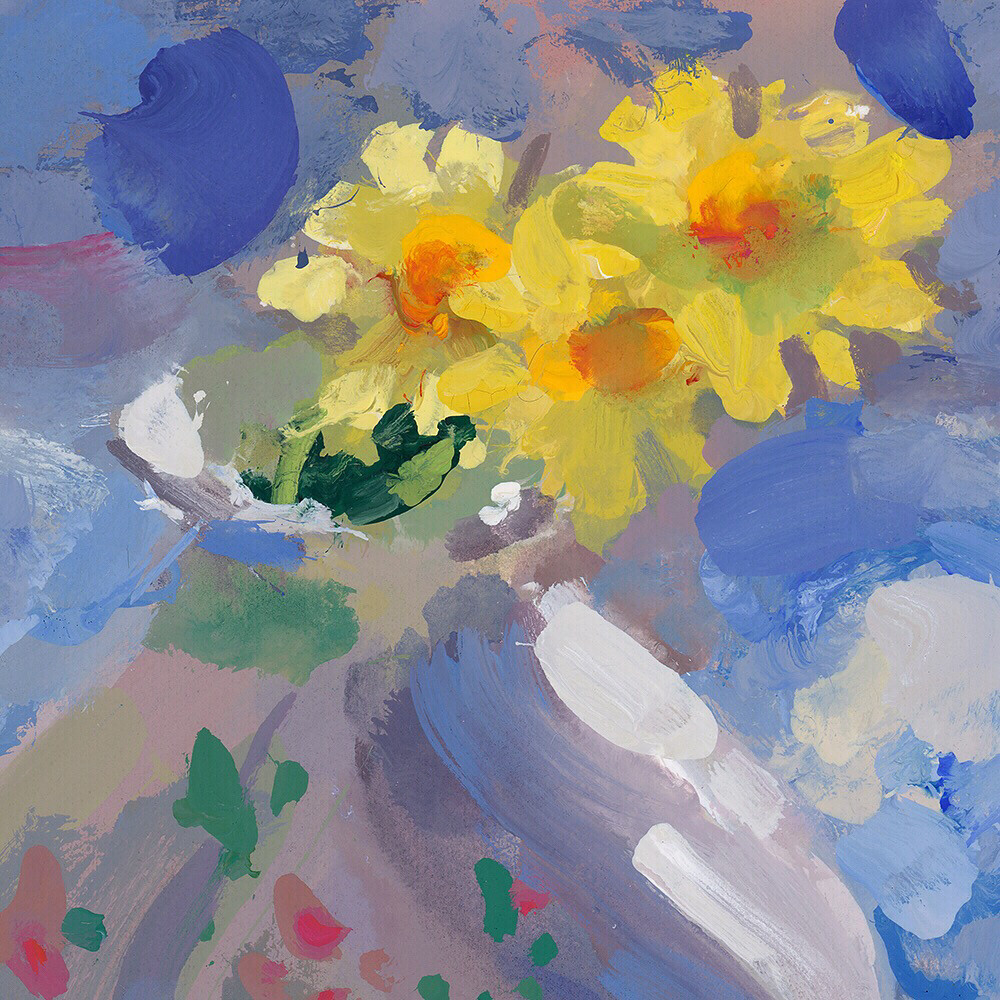 通透的花卉静物画面
＠：Lena Rivo