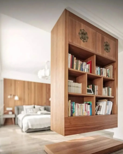 用矮柜做隔断，空间通透宽敞，满足小户型需求！