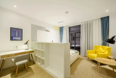 用矮柜做隔断，空间通透宽敞，满足小户型需求！