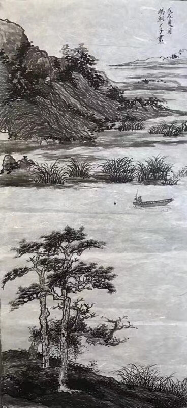 拨云见日，云上看景
努力的人都在高处相见
厚宁艺术教育国画班作品