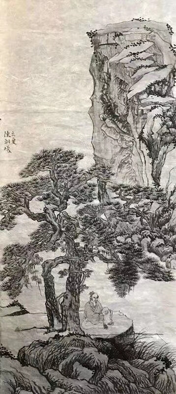 拨云见日，云上看景
努力的人都在高处相见
厚宁艺术教育国画班作品