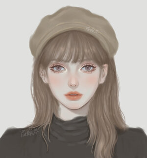 一组可甜可盐的手绘女生头像

画师：Tt皮埃尔