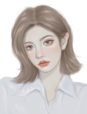 一组可甜可盐的手绘女生头像

画师：Tt皮埃尔