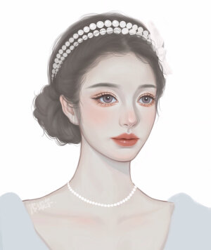 一组可甜可盐的手绘女生头像

画师：Tt皮埃尔
