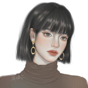 一组可甜可盐的手绘女生头像

画师：Tt皮埃尔