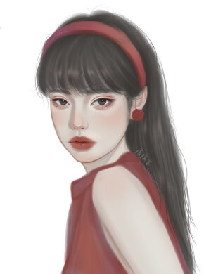 一组可甜可盐的手绘女生头像

画师：Tt皮埃尔