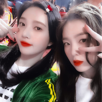 無描述的剪刀手和托臉**
Irene｜joy