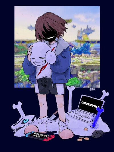 sans ⅹ frisk