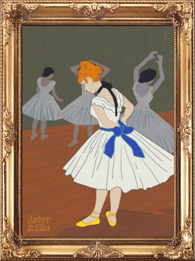 当名画动起来 气氛顿时轻松
Cr Dixie Leota ​​​