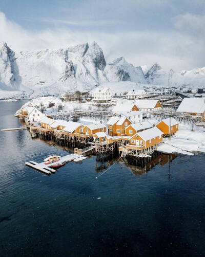  挪威·雪景壁纸
