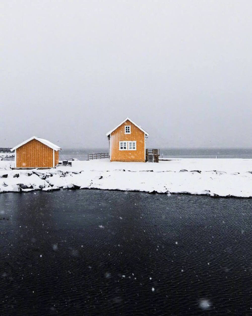  挪威·雪景壁纸
