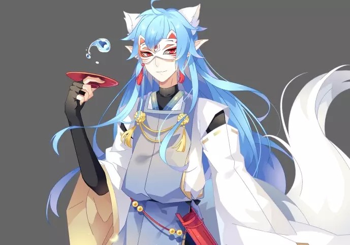 花神之灵稻荷中秋话剧人设图