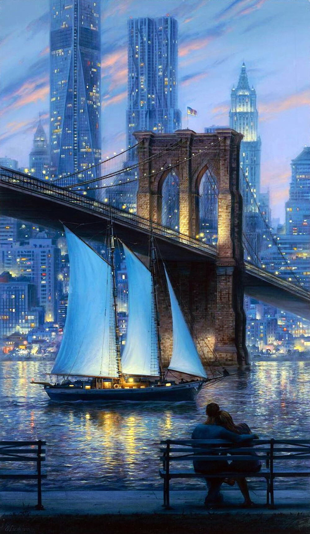 油畫 ：Evgeny Lushpin