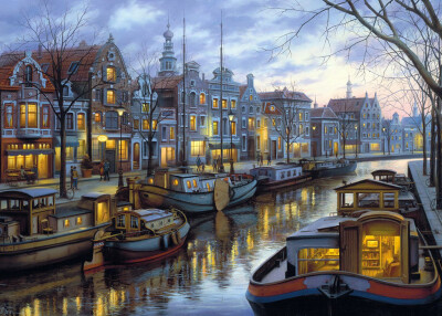 油畫 ：Evgeny Lushpin