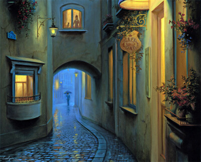 油畫 ：Evgeny Lushpin