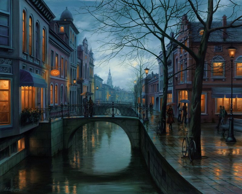 油畫 ：Evgeny Lushpin