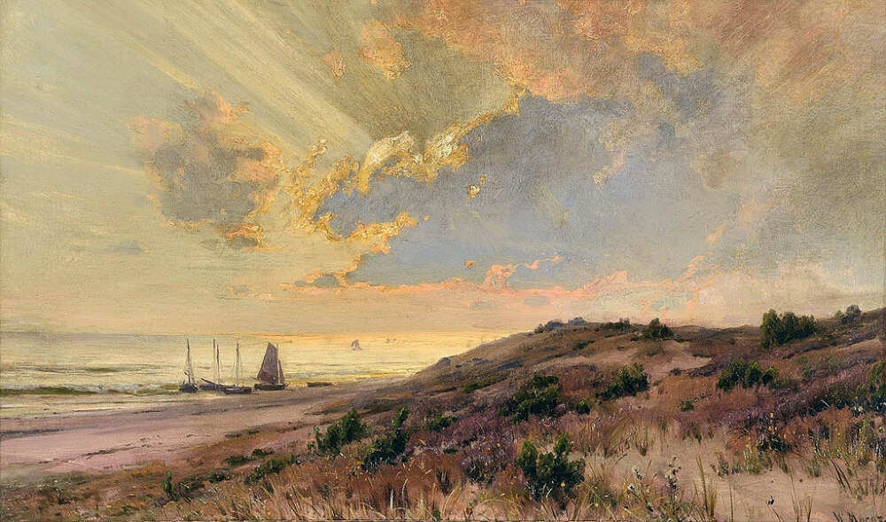 油畫 ：Moras Walter