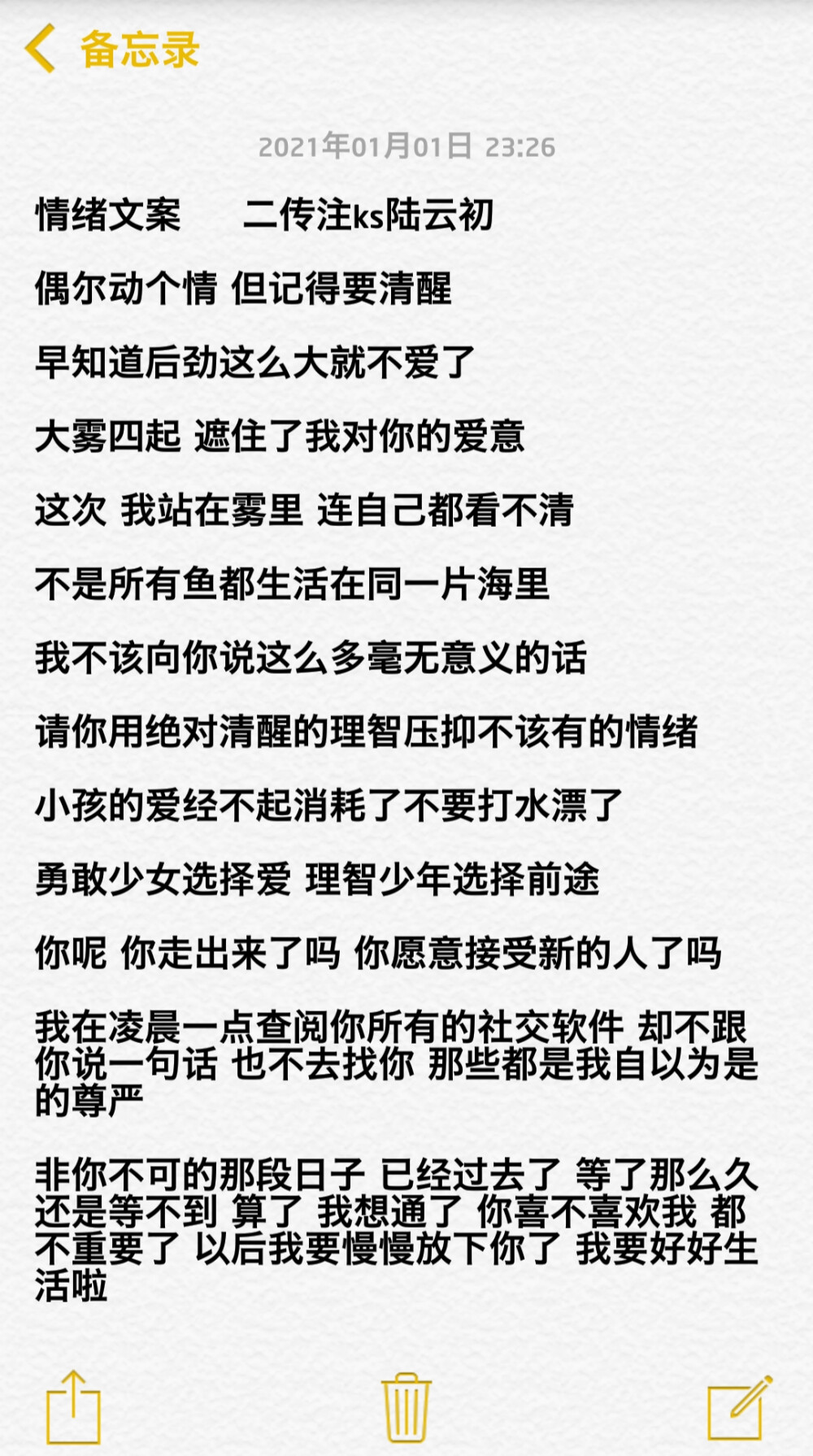 情绪化文案 二传注陆云初