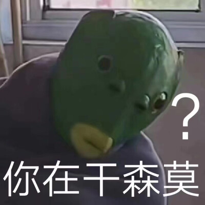 一组绿头鱼表情包//表情包//