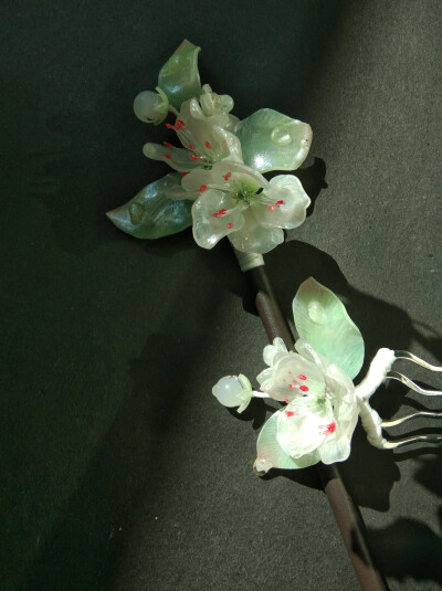 【棠梨】深院袅香风，看梨花、一枝开早。