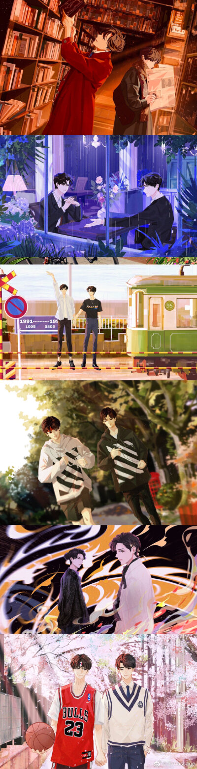 博君一肖动漫 肖战王一博