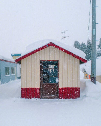 北海道的雪中小屋