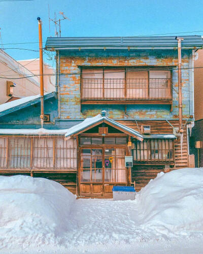 北海道的雪中小屋