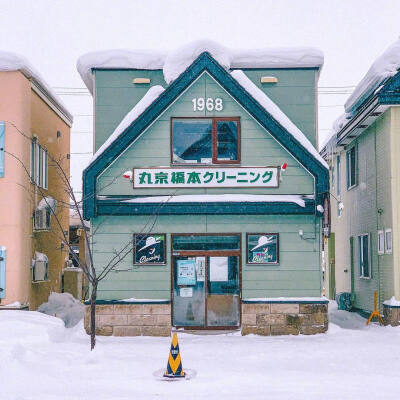 北海道的雪中小屋