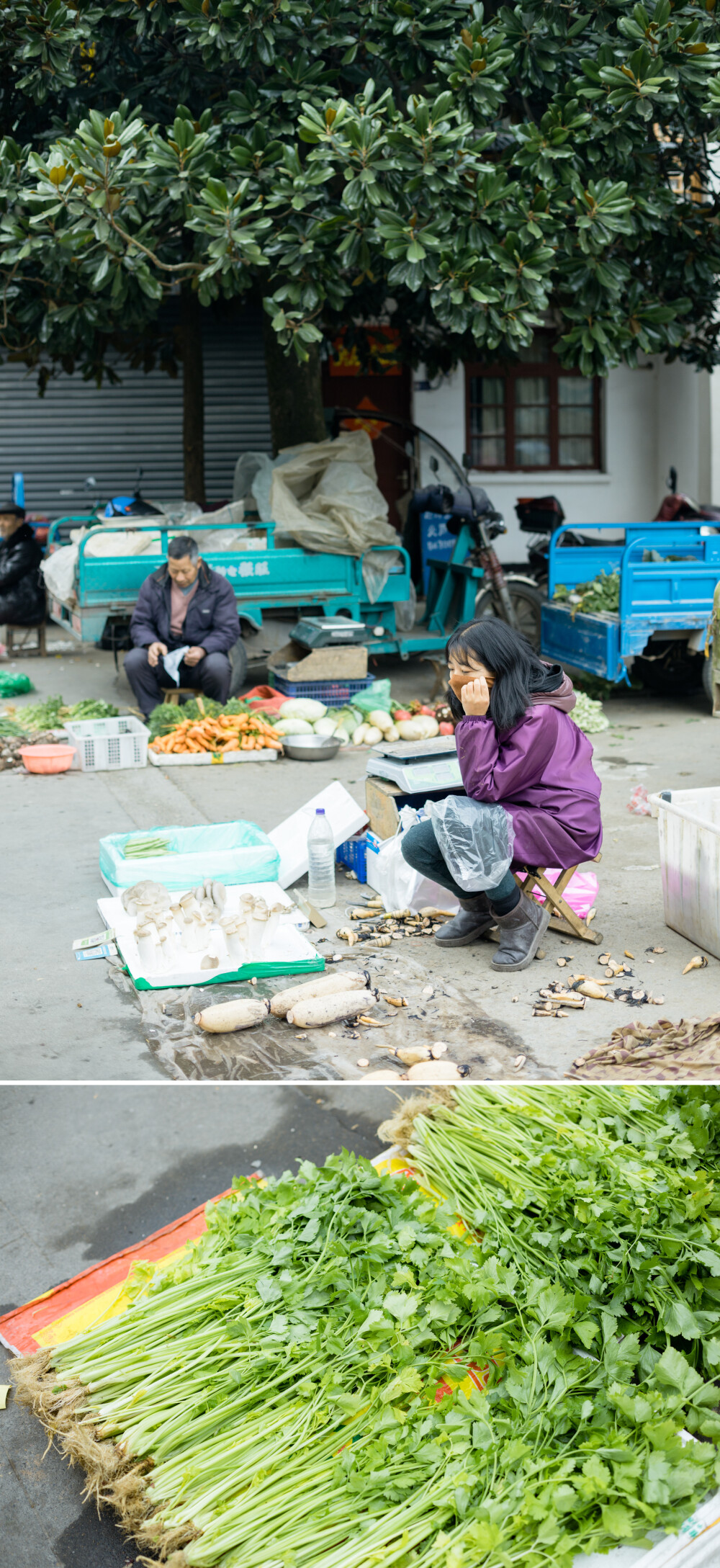 生活片段
摄影：洪小漩
不知道其他姑娘生完孩子会回娘家待多久，总之我已经快两个月了。
我妈说，这次过后，未来我怕是没有这种机会在娘家再待上那么长的时间了。为此，她放下工作，全心全意照顾我。
于是，我的生活变得前所未有地规律。睡懒觉、吃吃喝喝、散步赶集、逗逗孩子……回娘家到现在陡然上升的体重提醒我，自己像个米虫。
老妈说，嫁出去的女儿，再回娘家就是客人。听了这话，好生气。明明楼上还有我的房间，怎么就成了客人呢。
不过，的确，如今再回娘家，我妈不会让我做饭洗碗刷锅，而是让我歇着，家务都由她来弄。
好难过啊，好怀念小时候被妈妈撵着骂懒鬼的日子。