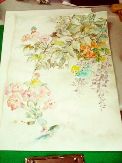 黄小花插画