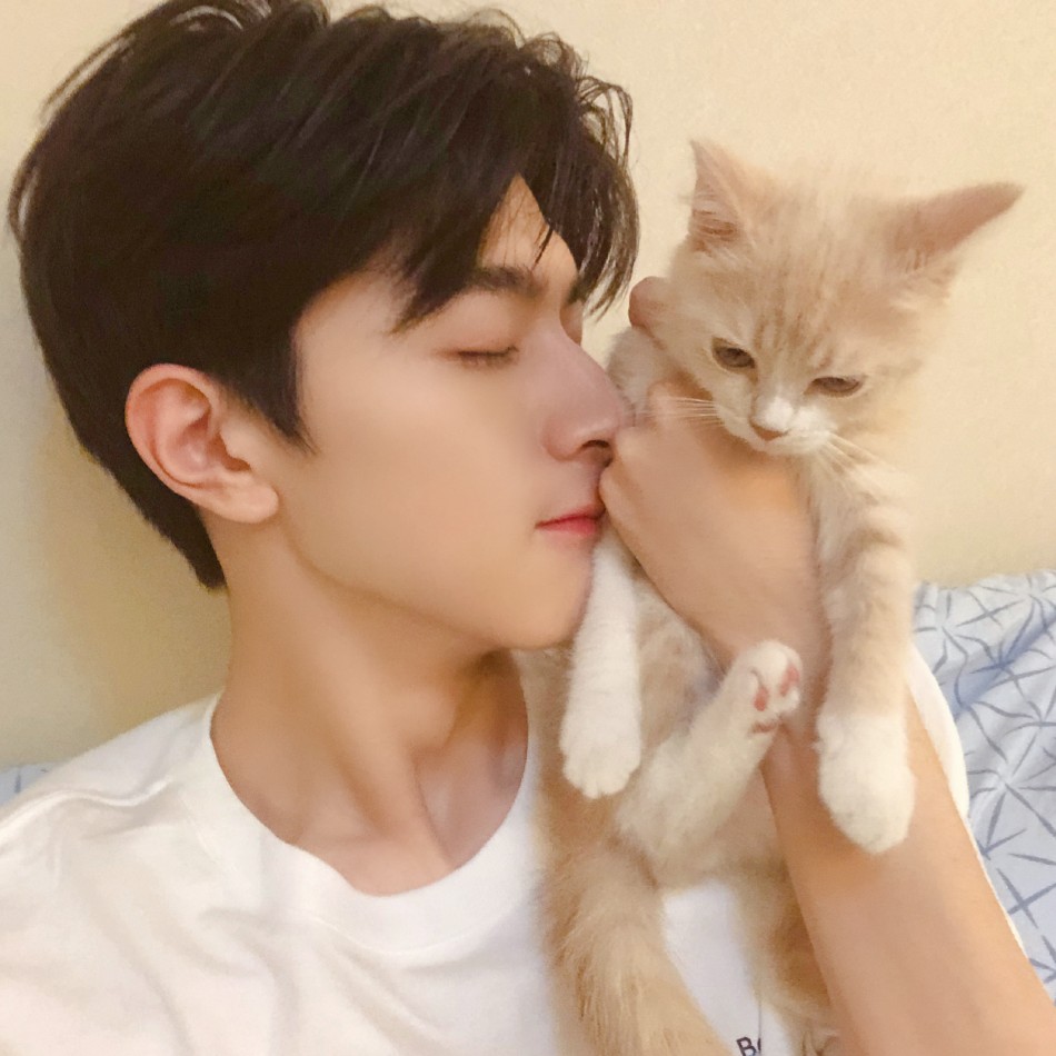 男生头像 抱宠头像 三色堇儿/禁盗