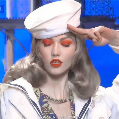 ▸ Karlie Kloss·头像.
“这样不一样的我，你会喜欢吗？
原截宋卿乐.
禁二改/二转标顾芷梦.