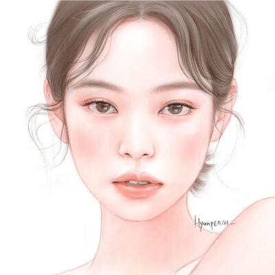 jennie头像漫画图片