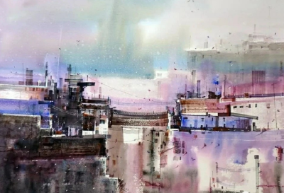 ·彩插集·
水彩风景
|马来西亚水彩画家，陈书强 ​ ​​​