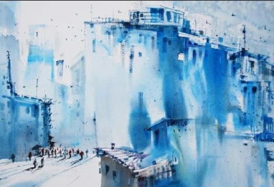 ·彩插集·
水彩风景
|马来西亚水彩画家，陈书强 ​ ​​​