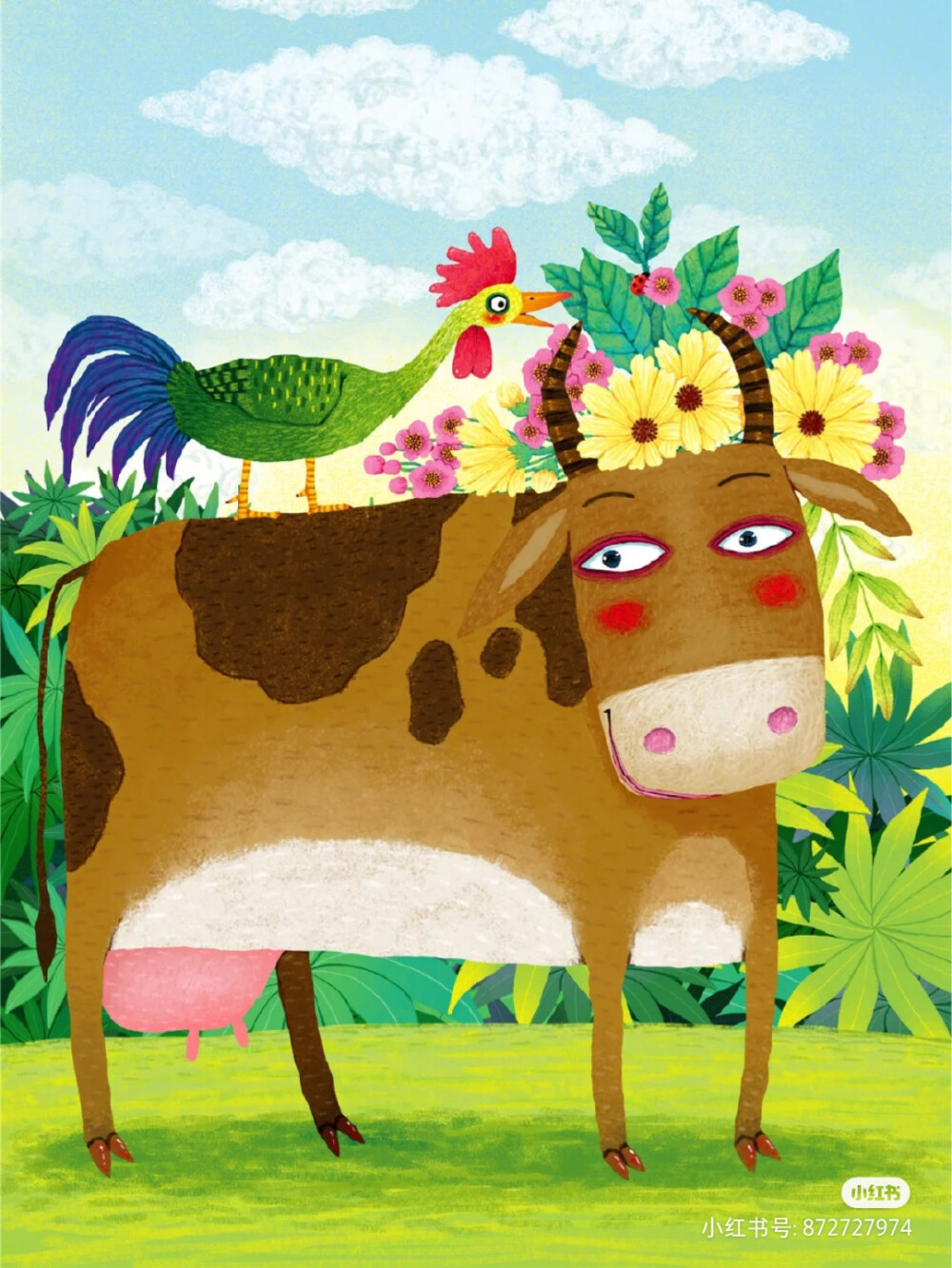 牛牛插画