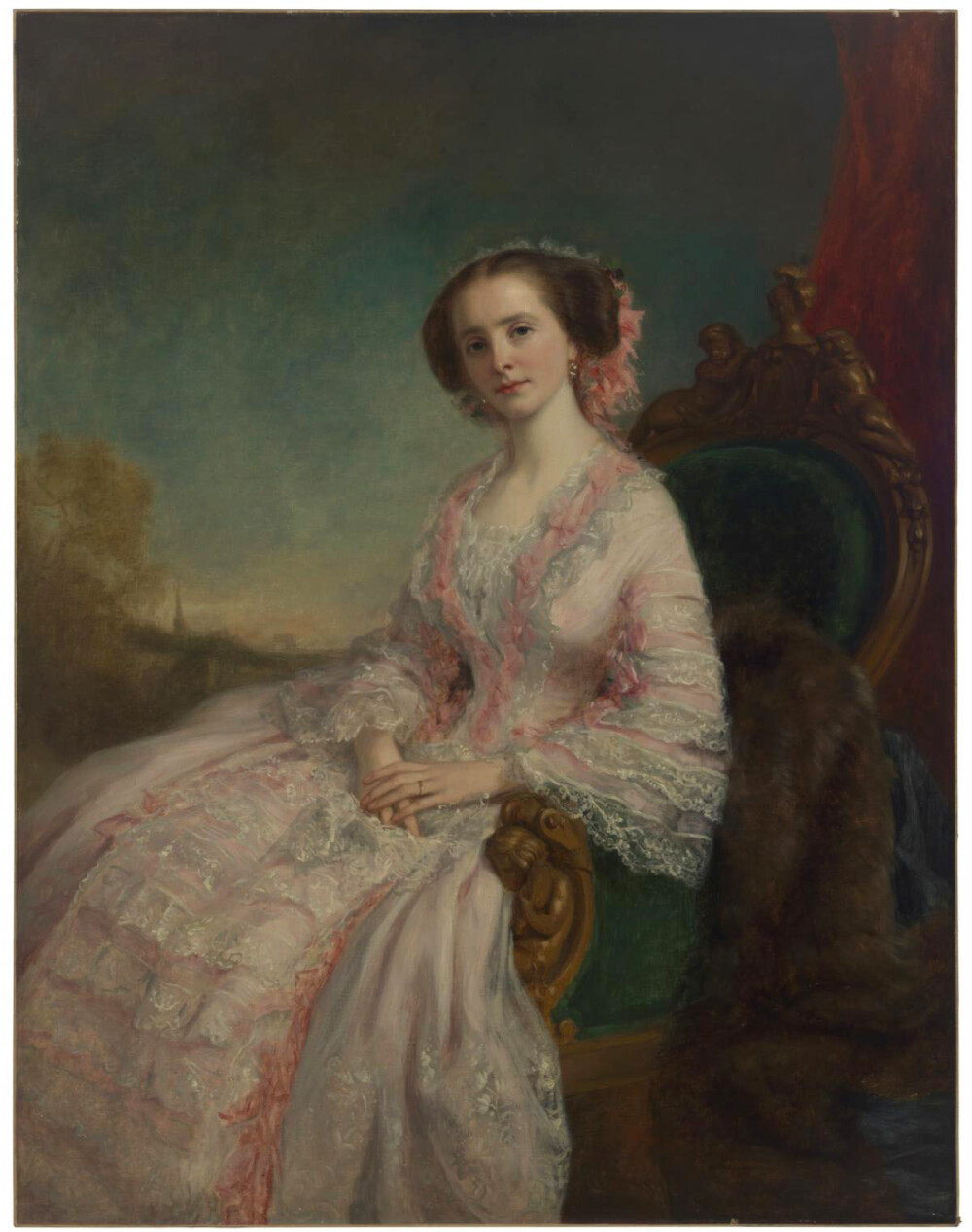 Caroline Slidell Perry Belmont (Mrs. August Belmont, Sr.) ，1855，George Peter Alexander Healy