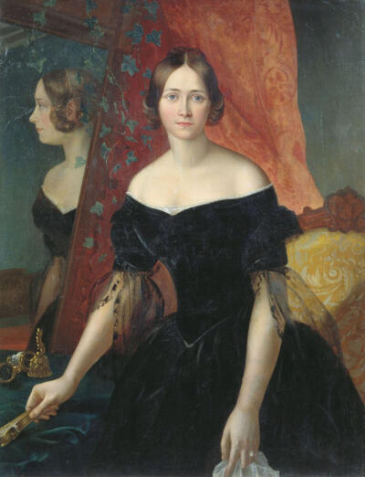 《女士肖像》（英文：Portrait of a Lady） 是俄罗斯艺术家『Apollon Mokritsky』 于1841年 所作。
