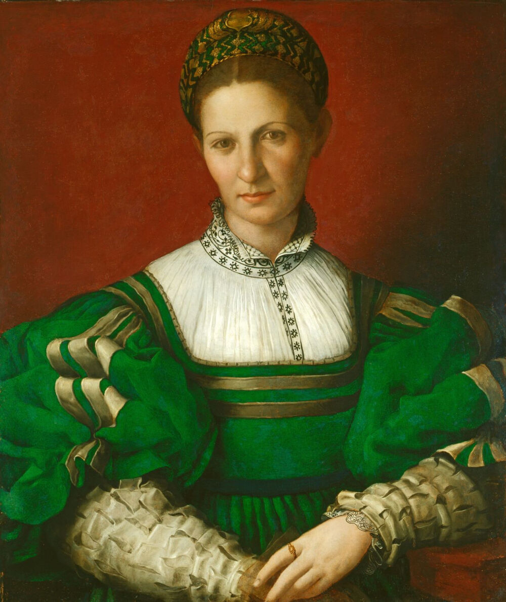 安哥挪罗.布隆齐诺，英文名字(Agnolo Bronzino)
1503年11月17日-1572年11月23日)，是样式主义全盛期的代表人物。
他在庞多耳莫的交到下，形成了自己的风格。他的作品，素以笔法精致、感情冷漠、色彩刺目著称。