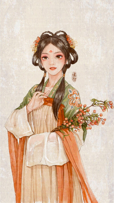 寒汀手绘
