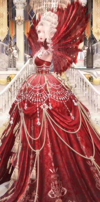 华丽舞会贵妇装