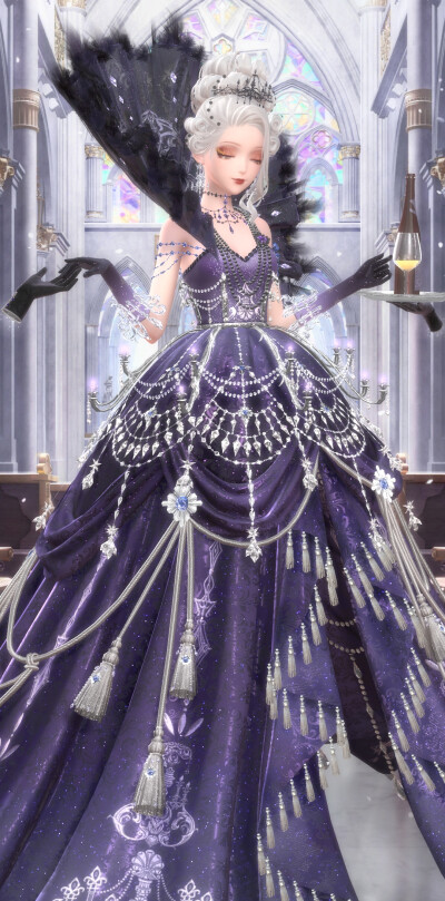 华丽舞会贵妇装