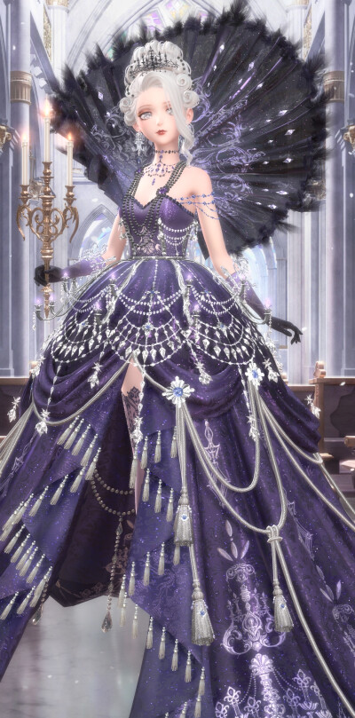 华丽舞会贵妇装