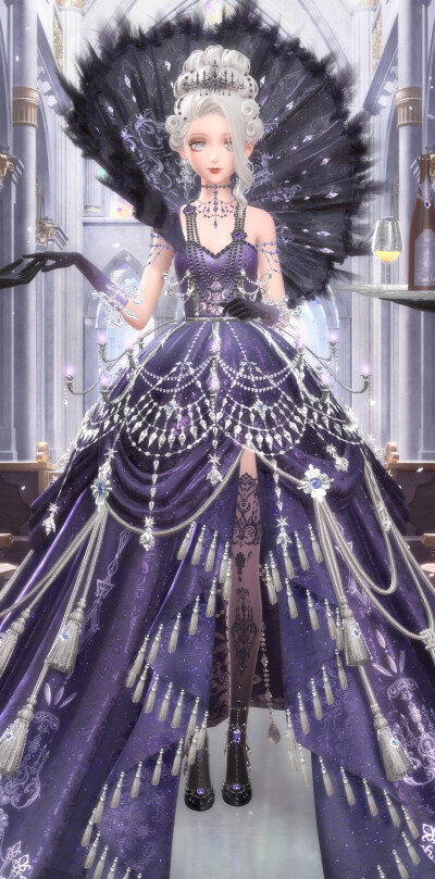 华丽舞会贵妇装