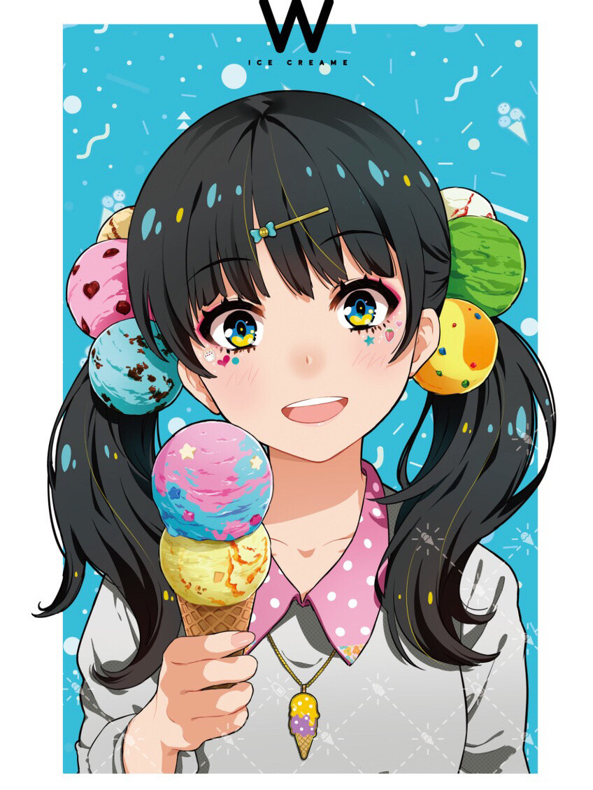 炫彩眼瞳和挑染
插画师｜LAM ​​​