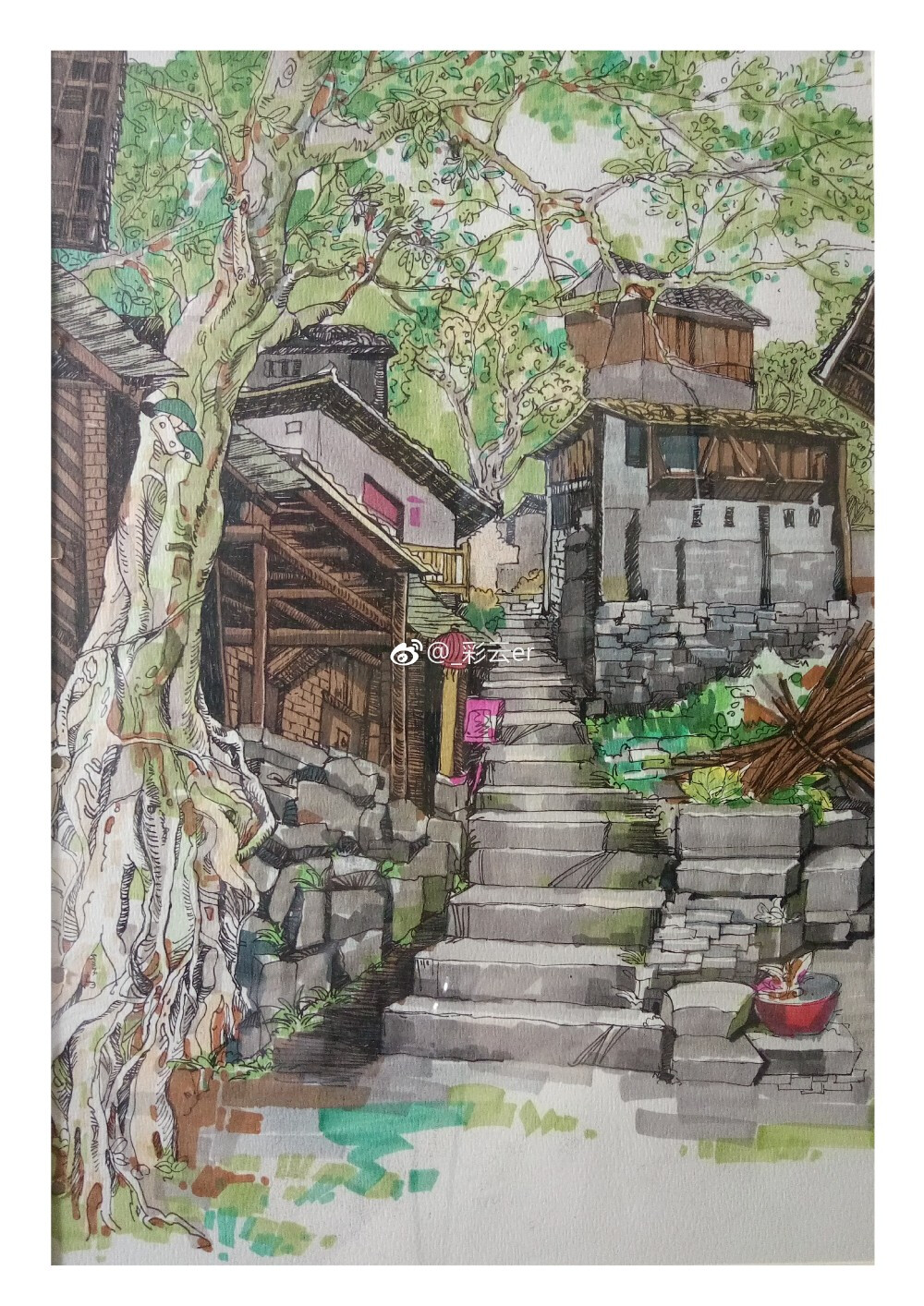 建筑速写