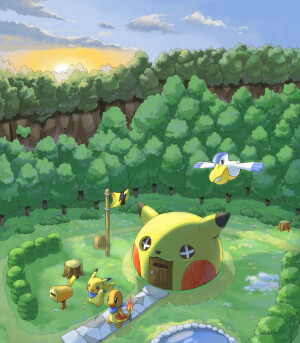 #宝可梦  赤青救助队。「出发 ！」   pid：10240143