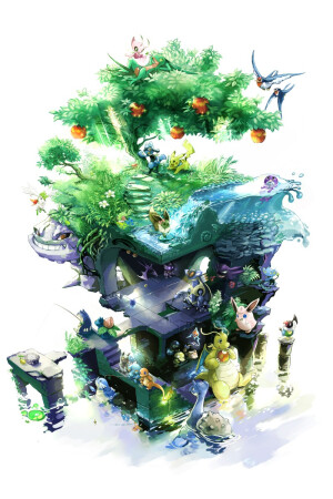 #宝可梦  时暗空探险队。  「迷宫内外」
pid：15152131