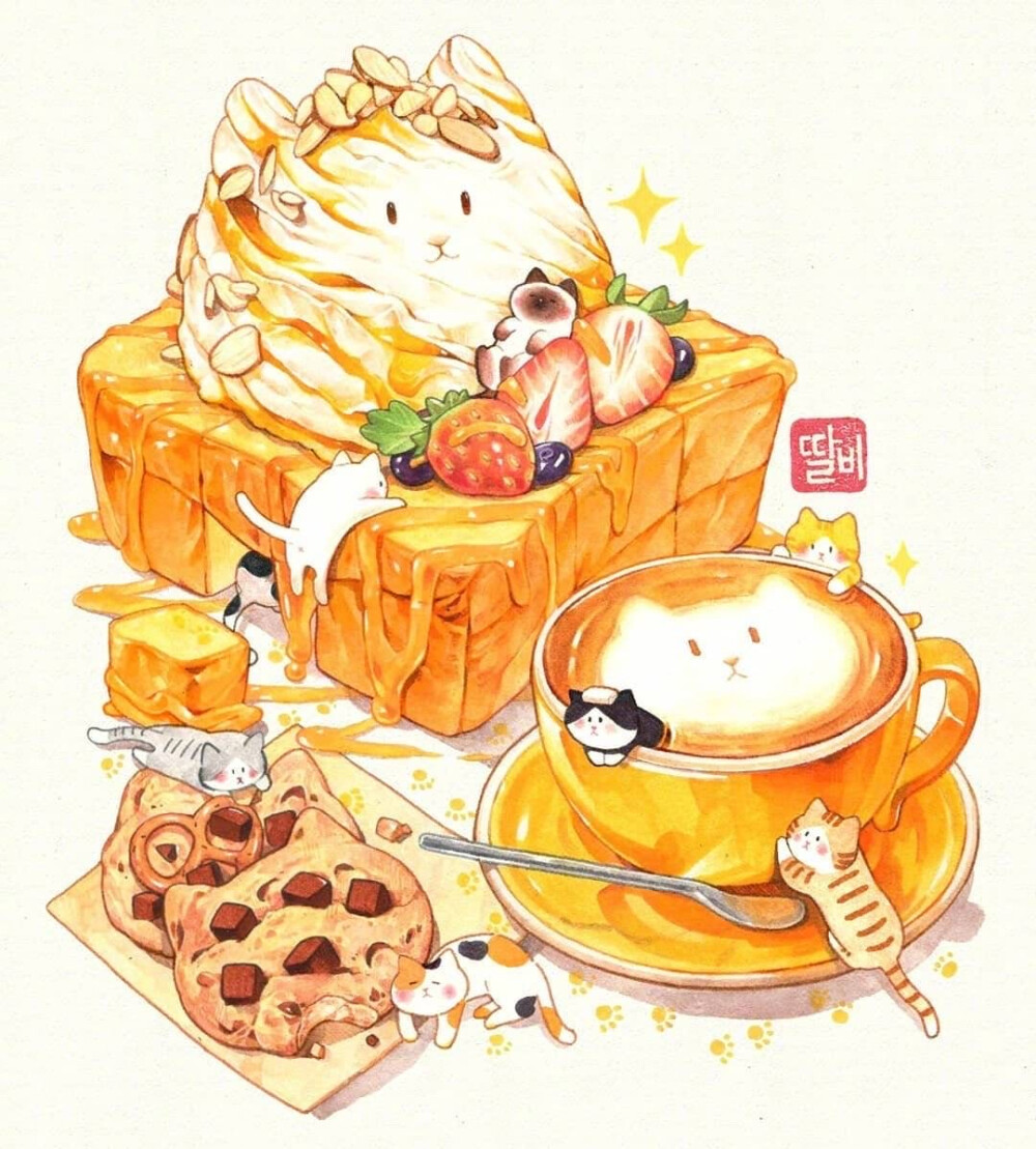 食画，ins：talbi_illust ​​​