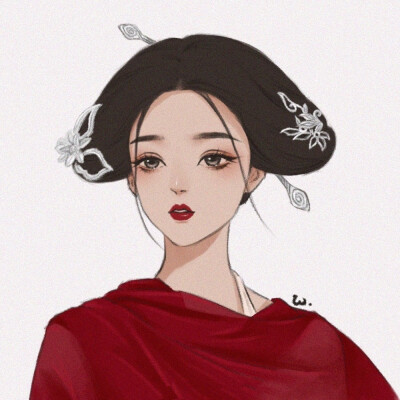 超好看的女生插画头像
画师：莺歌燕舞几时休 ​​​